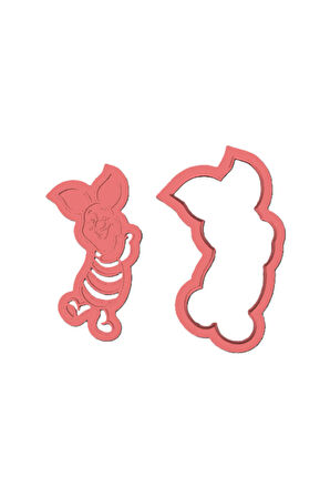 Just3dprintings Piglet Kurabiye Kalıbı