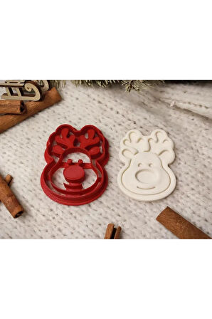 Just3dprintings Ren Geyiği Kurabiye Kalıbı