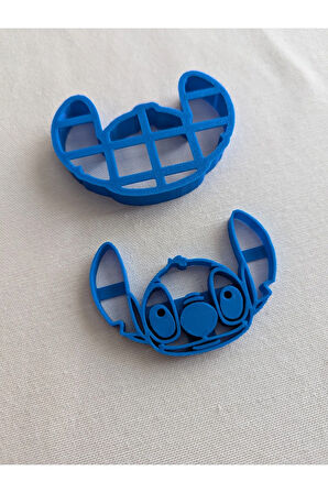 Just3dprintings Stitch Temalı Kurabiye Kalıbı