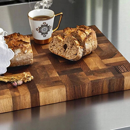 Kesme Tahtası Ceviz (End Grain) Large