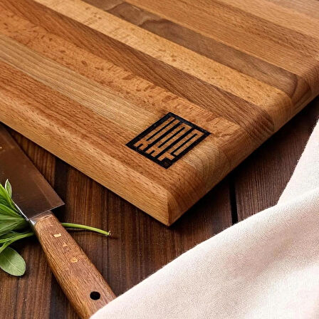 Lüks Kesme Tahtası Kayın Large