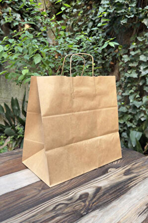 32x12x40cm Kilitli Kraft Kutu 25 Adet