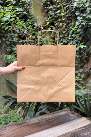 32x12x40cm Kilitli Kraft Kutu 25 Adet