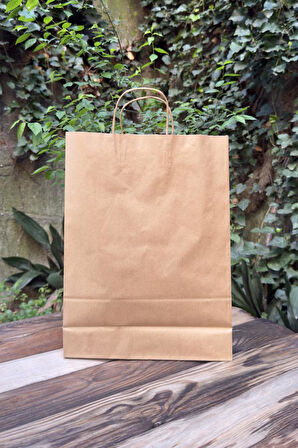 32x20x32cm Kilitli Kraft Kutu 25 Adet