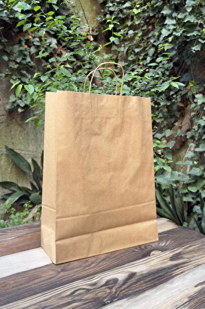 32x20x32cm Kilitli Kraft Kutu 25 Adet