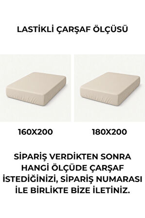 Çift kişilik Krem Kare Welsoft Uyku Seti Çift Taraflı 195x215 - 4 Adet Yastık Kılıfı