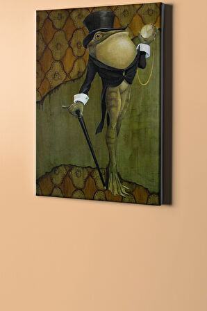 Sayılarla Boyama Seti Kasnaklı Asil Kurbağa 40 X 50 Cm