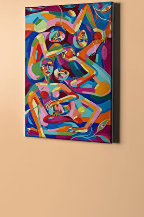 Sayılarla Boyama Seti Kasnaklı Tutkulu Gece 50 X 65 Cm