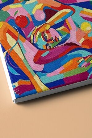 Sayılarla Boyama Seti Kasnaklı Tutkulu Gece 50 X 65 Cm