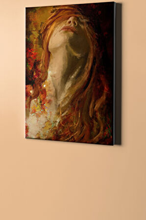 Sayılarla Boyama Seti Kasnaklı Dağınık Saçlar 40 X 50 Cm