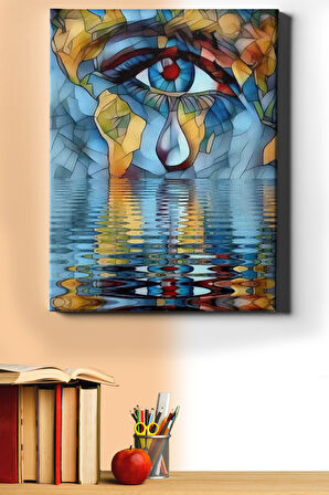 Sayılarla Boyama Seti Kasnaklı Gözyaşı 60 X 75 Cm