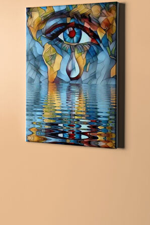 Sayılarla Boyama Seti Kasnaklı Gözyaşı 60 X 75 Cm