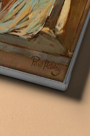 Sayılarla Boyama Seti Kasnaklı Yalnız Ama Huzurlu 60 X 75 Cm