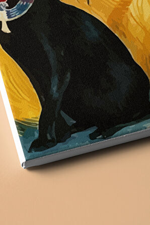 Sayılarla Boyama Seti Kasnaklı Bastet Ve Mısır Prensesi 40 X 50 Cm