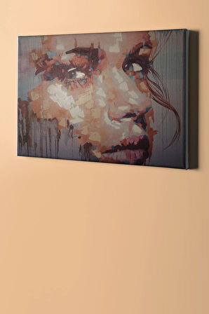 Sayılarla Boyama Seti Kasnaklı Yüz 60 X 75 Cm