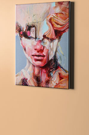Sayılarla Boyama Seti Kasnaklı Yüz 2 40 X 50 Cm