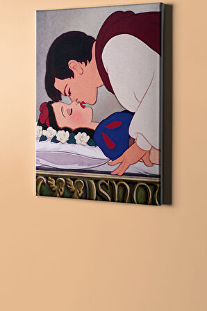 Sayılarla Boyama Seti Kasnaklı Prensin Öpücüğü 40 X 50 Cm