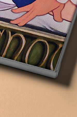 Sayılarla Boyama Seti Kasnaklı Prensin Öpücüğü 40 X 50 Cm