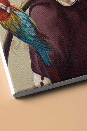 Sayılarla Boyama Seti Kasnaklı Bir Güzelin Kuşları 60 X 75 Cm