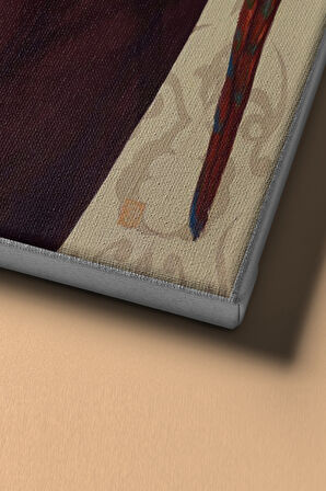 Sayılarla Boyama Seti Kasnaklı Bir Güzelin Kuşları 60 X 75 Cm