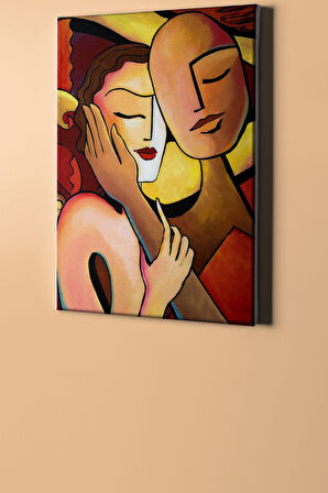 Sayılarla Boyama Seti Kasnaklı Sevgilim 50 X 65 Cm