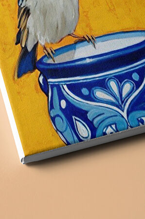 Sayılarla Boyama Seti Kasnaklı Kuş 60 X 75 Cm