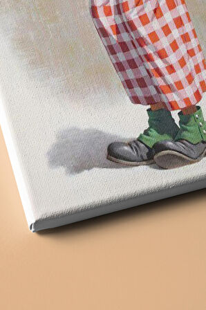 Sayılarla Boyama Seti Kasnaklı Palyaço Ve Oyuncak Ayısı 50 X 65 Cm