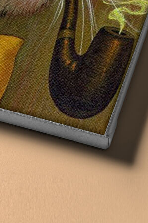 Sayılarla Boyama Seti Kasnaklı Gözlüklü Kedi 50 X 65 Cm