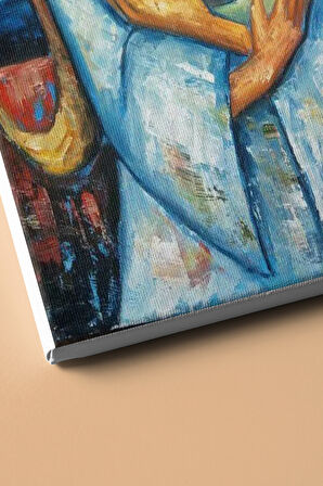 Sayılarla Boyama Seti Kasnaklı Melek Ve Kedisi 60 X 75 Cm