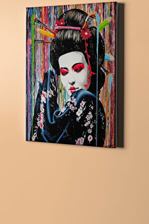 Sayılarla Boyama Seti Kasnaklı Boyalı Kadın 50 X 65 Cm
