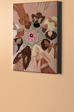 Sayılarla Boyama Seti Kasnaklı 9 Arkadaş 50 X 65 Cm