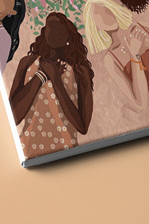 Sayılarla Boyama Seti Kasnaklı 9 Arkadaş 50 X 65 Cm