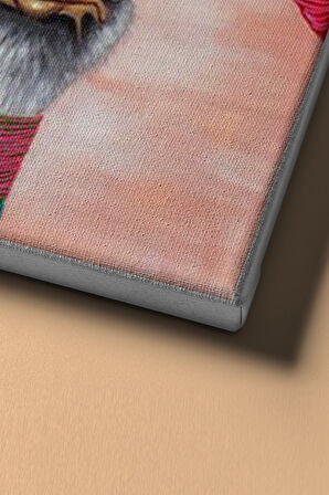 Sayılarla Boyama Seti Kasnaklı Deve Kuşu Ailesi 60 X 75 Cm