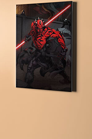 Sayılarla Boyama Seti Kasnaklı Savaşçı Karakter 40 X 50 Cm