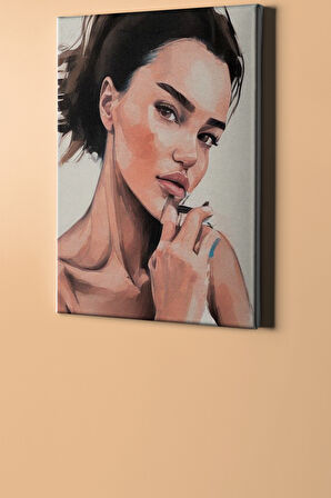 Sayılarla Boyama Seti Kasnaklı Yüz 4 40 X 50 Cm