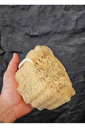 5 Adet Doğal Kabak Lifi Bulaşık Süngeri Banyo Kesesi Loofah Sponge İpli Kabak Kesesi Kalın Büyük
