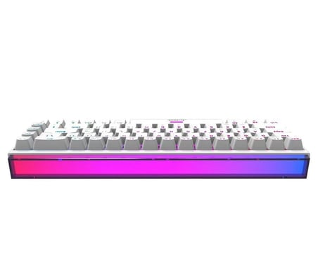 RGB Işıklı Gaming Oyuncu Klavyesi - Kompakt Kablolu Mekanik Hisli Klavye, Renkli LED Aydınlatmalı, Türkçe Q Klavye