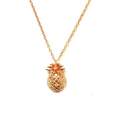 Gümüş Ananas Kolye
