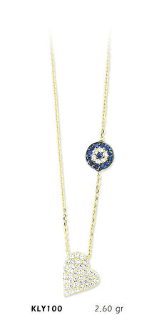 Kalpli Nazar Boncuklu Kolye