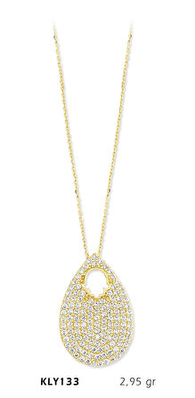  Damla Taşlı Fatma Ana Eli Kolye