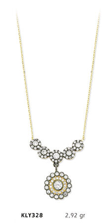 Taşlı Fantezi Kolye