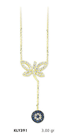 Nazar Boncuklu Figürlü Kole