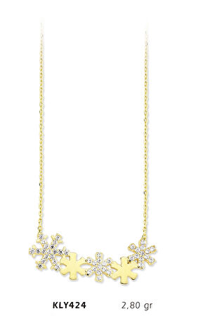 Sıralı Kar Tanesi Kolye