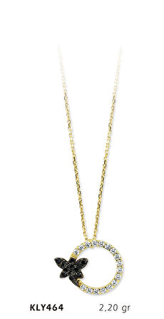 Halkalı Kelebek Kolye