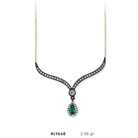 Taşlı Fantezi Kolye