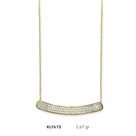 Üç Sıra Taşlı Fantezi Kolye