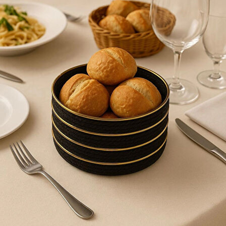 GOLD HASIR EKMEKLİK MEYVELİK SİYAH