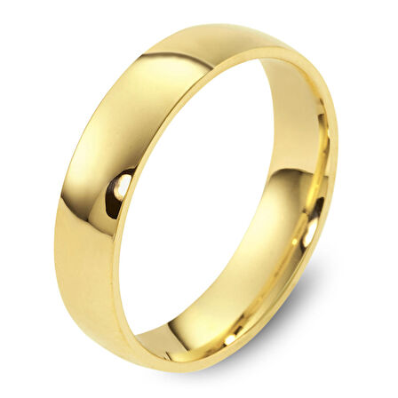 5 mm Oval Klasik Alyans KLA15