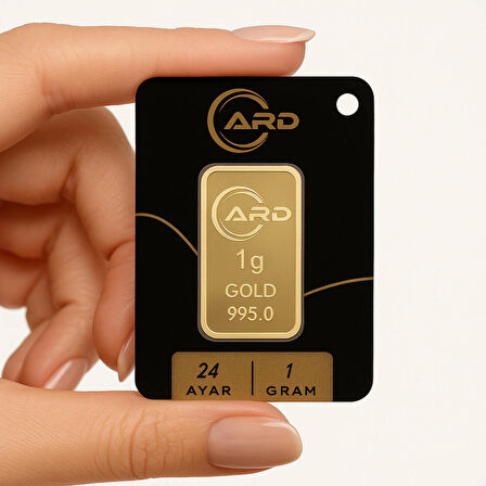 Gekas Kuyumculuk ARD 1 gr 24 Ayar Külçe Altın 10 Adet