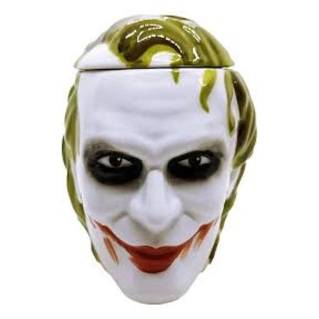 Joker Figürlü Kupa Bardak – Kapaklı Seramik Joker Tasarımlı Kahve ve Çay Kupası